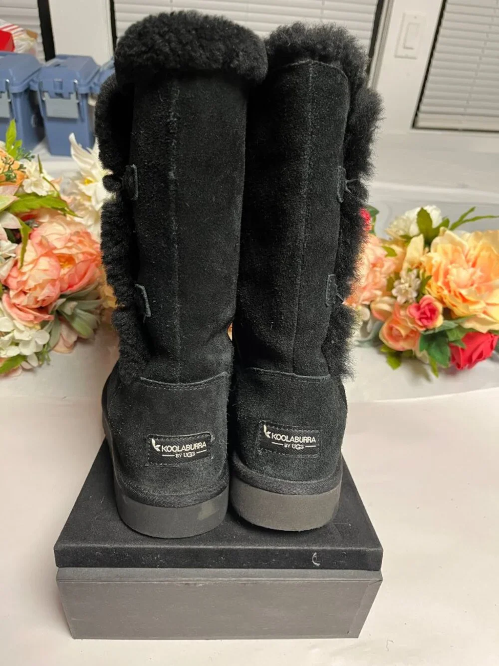 Koolaburra by UGG Victoria Tall Boots Black Size 7